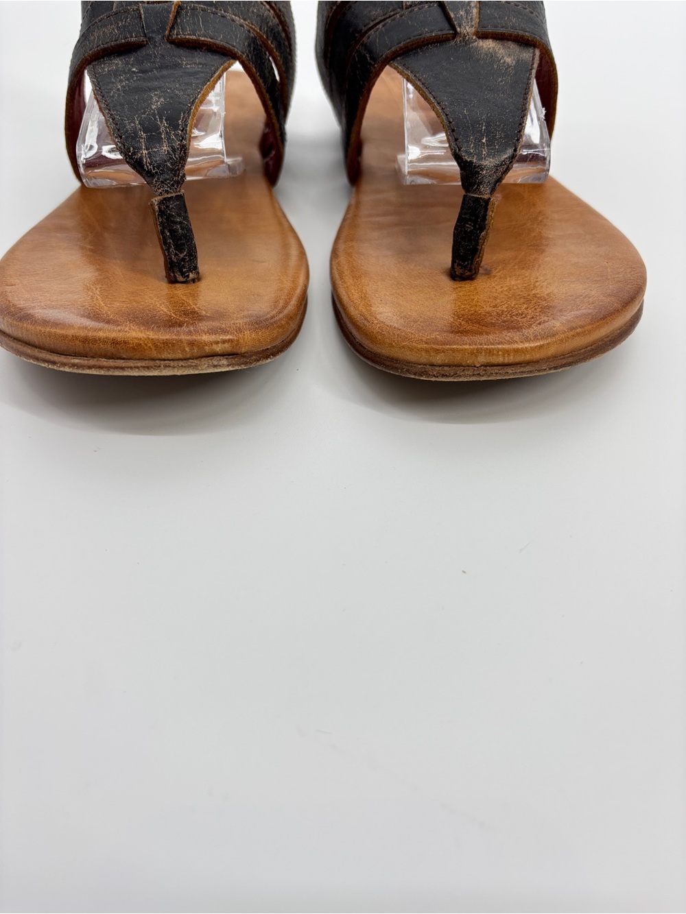 Bed Stu Yoli Triple Banded Leather Thong Sandal - Picture 4 of 10